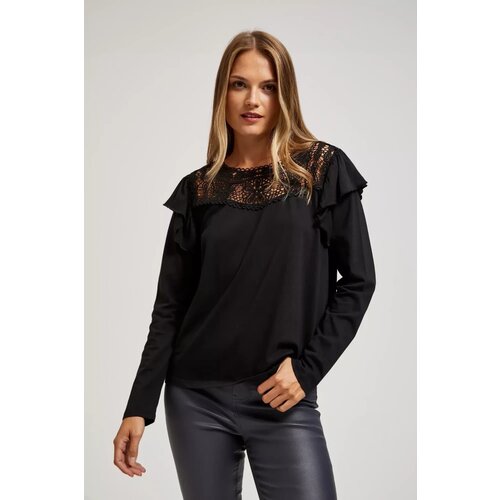 Marisse Black Lace Blouse Slike
