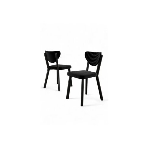Hanah home Set stolica Arfe, 37x104x77 cm, 6 dijelova, Crna Cene