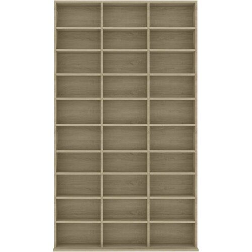  za CD-ove boja hrasta 102x23x177,5 cm konstruirano drvo Slike