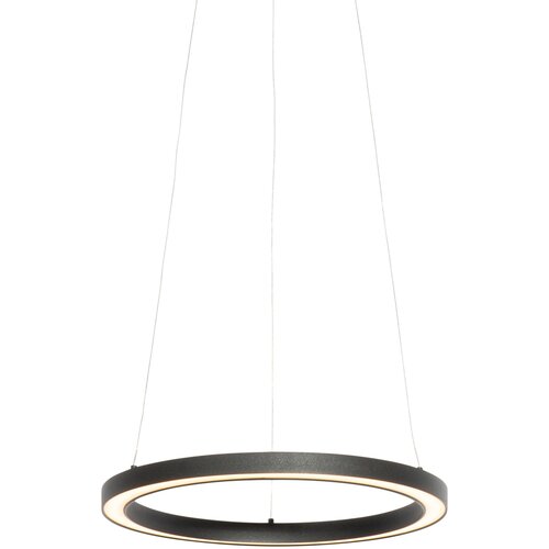 QAZQA Professional Visilna svetilka črna 40 cm s priloženimi LED lučmi, ki se zatemnijo v 3 korakih - Girello Cene