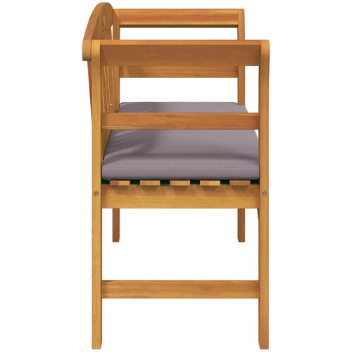  Klupa s ružama Prirodna 114 x 46 x 82,5 cm Čvrsto drvo akacije Slike