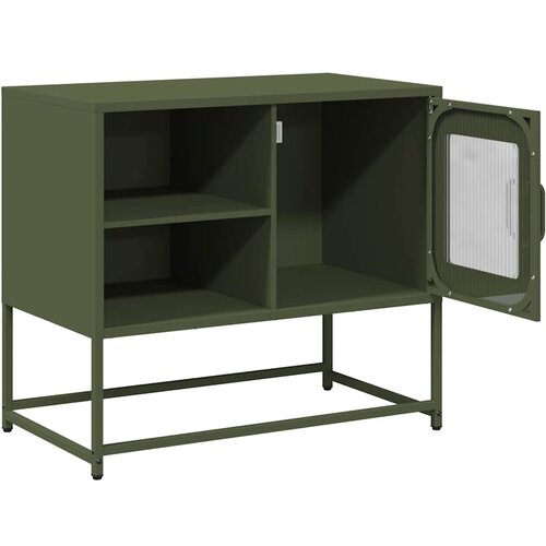  TV ormarić maslinastozeleni 68x39x60,5 cm čelični Zelena Slike