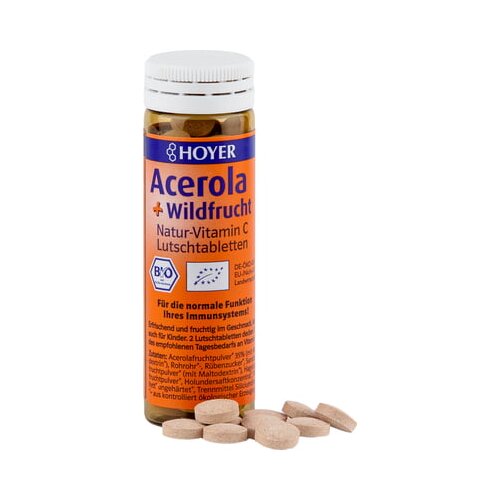 HOYER acerola + divji sadeži pastile bio Cene