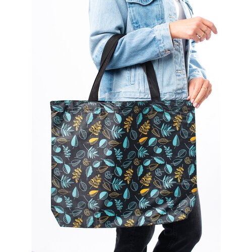 SHELOVET Large fabric shopping bag