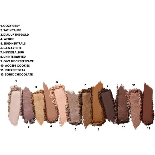 Mac Connect In Colour Eye Shadow Palette paletka senčil za oči 12.2 g Odtenek future flame Slike