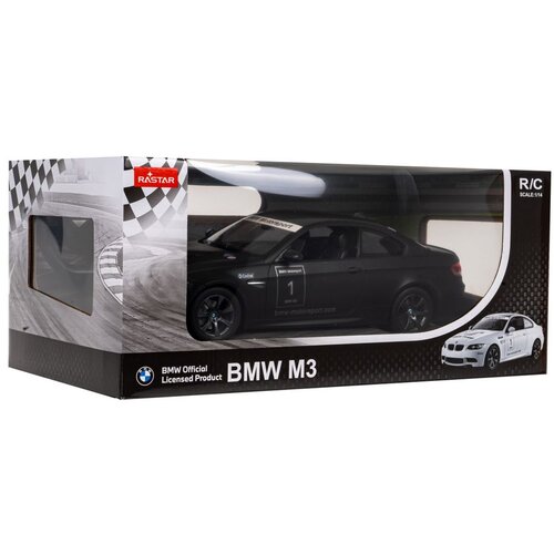 Rastar Licencirani auto na daljinsko upravljanje BMW M3 Rastar 1:14 - crni Slike