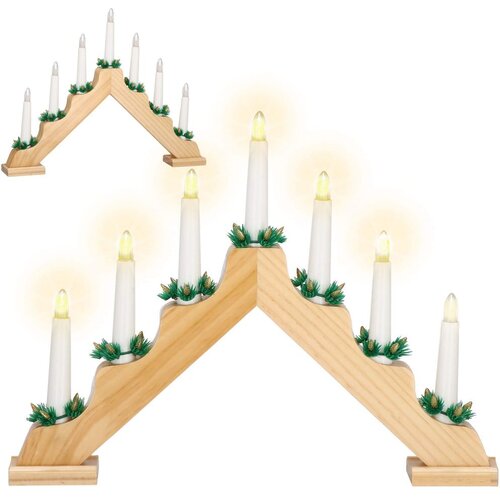  Springos&amp;reg; Ukrasni LED svijećnjak - Toplo Bijela Slike