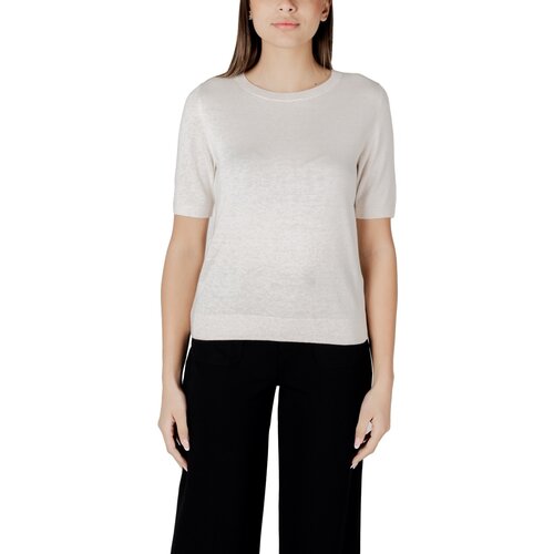 Street One Puloverji LTD_QR_sweater half-sleeve 303225 Bež Cene