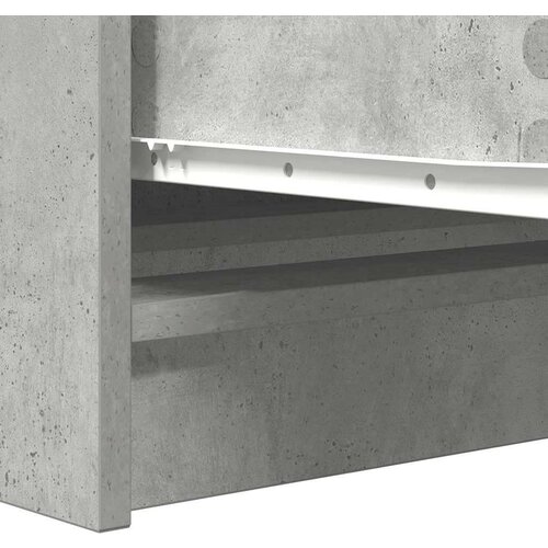 VidaXL Komoda beton siva 100x35x76 cm konstruirano drvo Slike