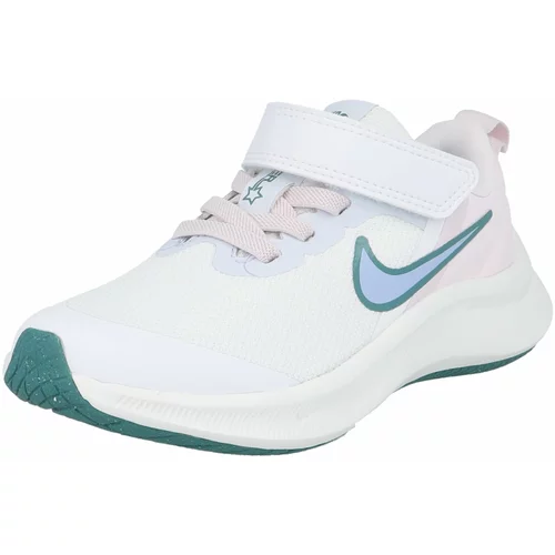 Nike Sportske cipele cijan plava / svijetloplava / pastelno roza / bijela