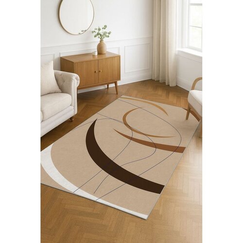 Conceptum Hypnose tepih HM-CRP25-45, pravougaoni, 100 x 180 cm, krem-braon Cene