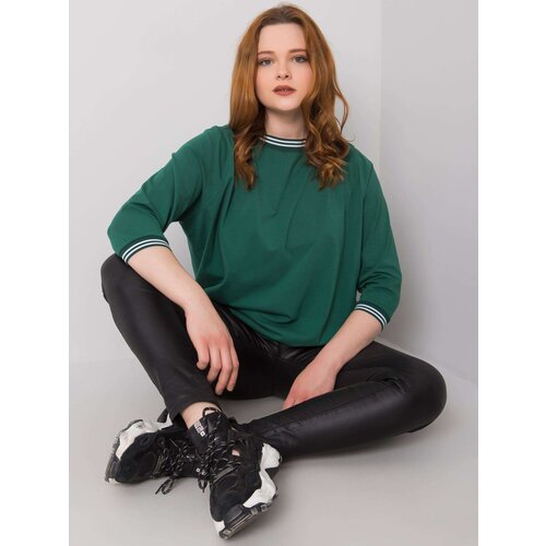 BASIC Feel Good Blouse-RV-BZ-6640.86-dark green Cene