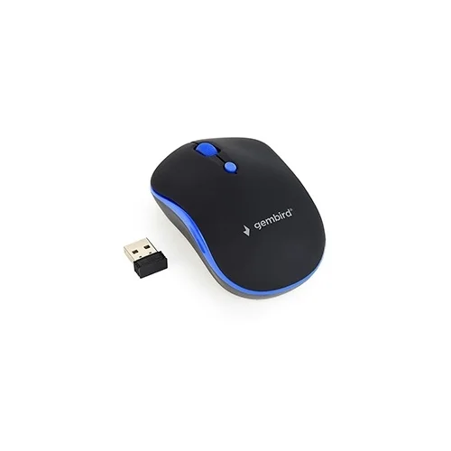  Miš GEMBIRD MUSW-4B-03-B, wireless , optical, black/blue, up to 1600 dpi