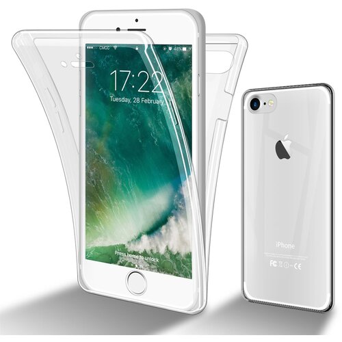 Cadorabo Ohišje, združljiv z Appleom v prozorni - 360 ° Zaščitni pokrov celotnega telesa - zaščita spredaj in hrbta, vsestranska zaščita z zaščitnim zaslonom, (20570546) Cene