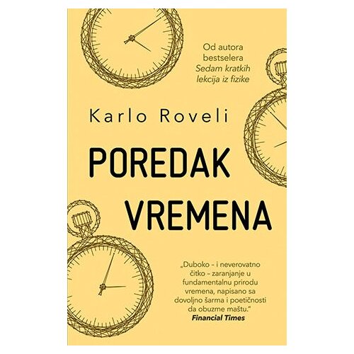 Laguna Karlo Roveli - Poredak vremena Cene