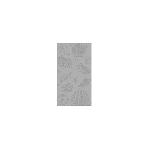 B.E.S. Siva bombažna brisača za na plažo 70x140 cm Shell – Cene