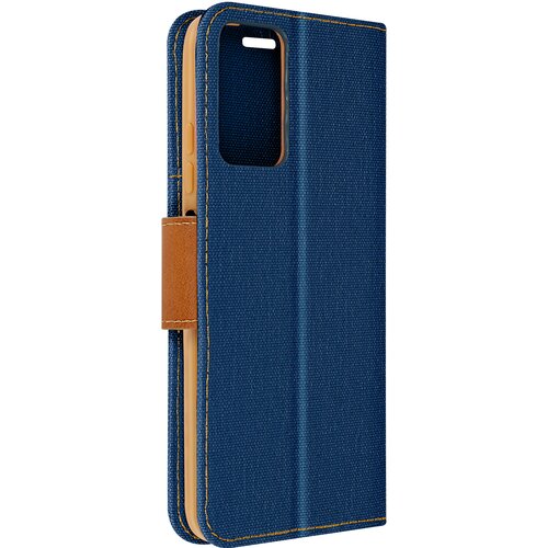 AVIZAR Ovitek za Xiaomi Redmi Note 12S Fabric Wallet Support Video, Modra noč, (5000012918) Cene