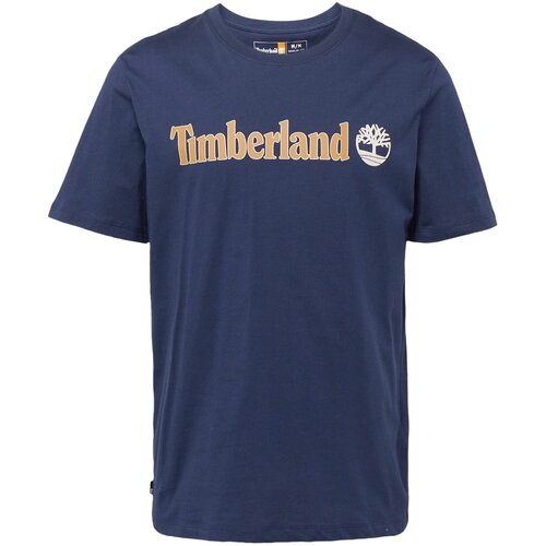 Timberland Majica marine / zlato-rumena / bela Slike