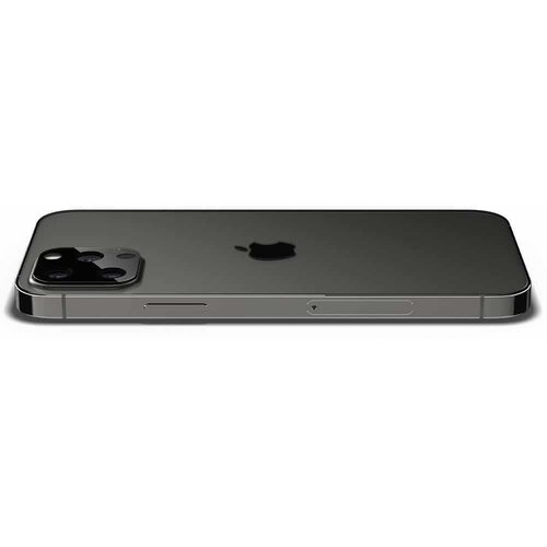 Spigen OPTIK.TR KALJENO STAKLO SET 2 KOM ZA KAMERU IPHONE 12 PRO MAX CRNO Slike