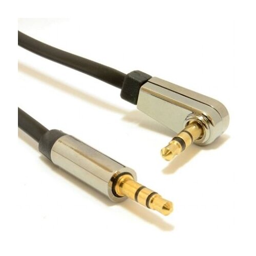 Audio kabl AUX PREMIUM 90 stepeni GEMBIRD, 3,5mm stereo to 3,5mm stereo, 1,8m, CCAP-444L-6 Cijene