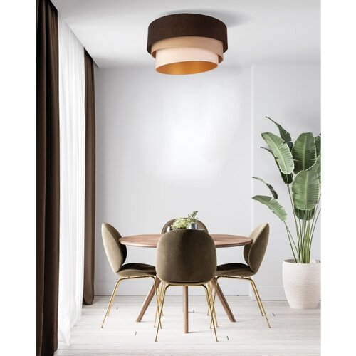  duolla - plafonsko svetlo devon 1xE27/40W/230V prečnik 45 cm braon/bež Slike