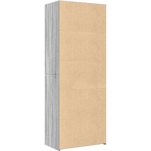 VidaXL Visoka komoda siva sonome 70x41x185 cm od konstruiranog drva Slike