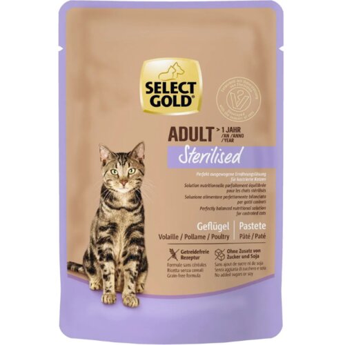 Select Gold Cat Adult Sterilised perad 85 g Cijene