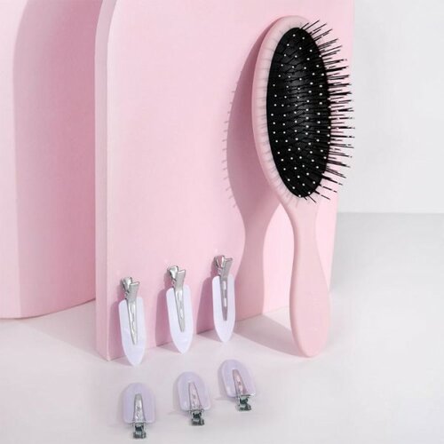 Brushworks Luksuzni ružičasti set za oblikovanje kose | | kozmo.rs Cene
