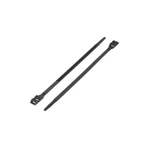 TRU COMPONENTS Vezica za kabele 760 mm crne boje s dvostrukom glavom 1592838 TC-DK-760BK203 1 kom.