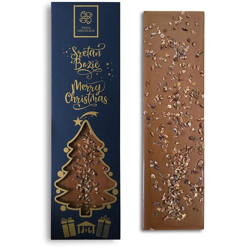 Vrsna Chocolates Čokolada s prženim kakao sjemenkama, 100g Slike