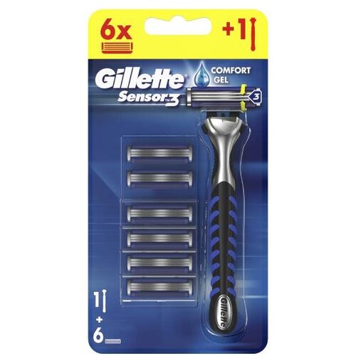 Gillette sensor 3 brijač 1 kom + 6 dopuna Cene
