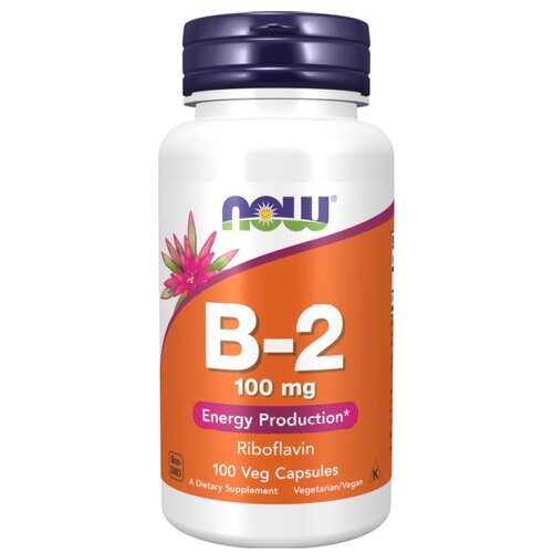 Now Foods Vitamin B2 NOW, 100 mg (100 kapsula) Cene
