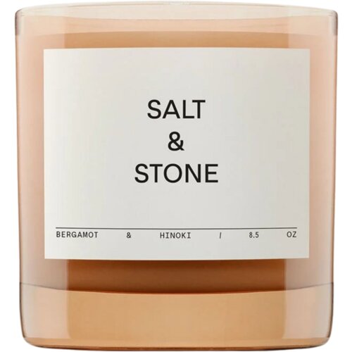 SALT & STONE Bergamot & Hinoki Scented Candle - 240 g Cene