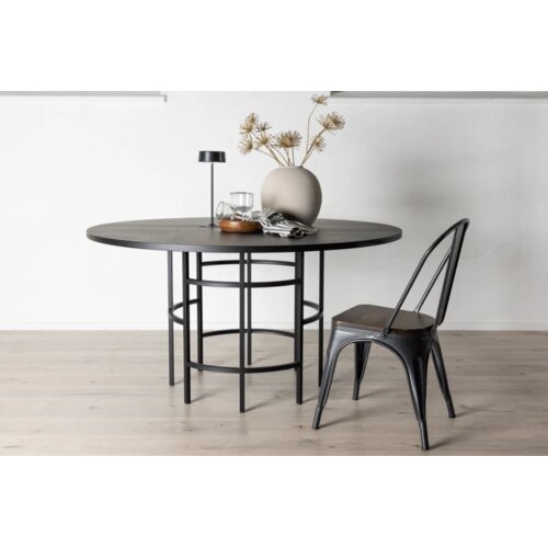 Furniture Fashion Copenhagen okrugli blagovaonski stol ⌀140 cm, crni Cijene