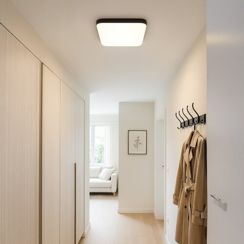  LED plafonsko svetlo NEMO LED/36W/230V 50x50 cm crno Slike