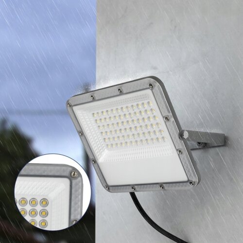 LED spolja&amp;scaron;nji reflektor 50W/230V 4500K IP65 siva Slike