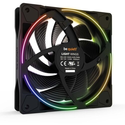 BE QUIET LIGHT WINGS (BL073) 120mm 4-pin ARGB PWM ventilator Cene