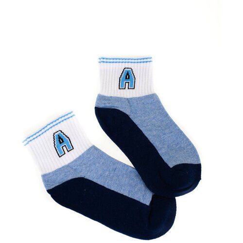 SHELOVET Children&amp;#039;s socks blue with asterisk Slike