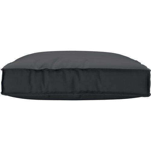 VidaXL Jastučić za palete za sjedenje Crni 80x80x12 cm Oxford tkanina Slike