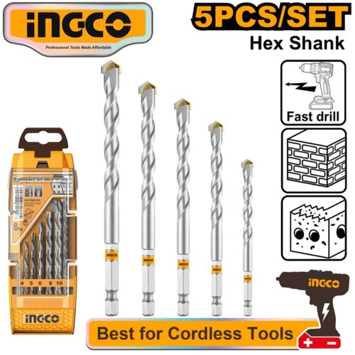  Set HEX burgija za beton 5/1 AKDB6055 SUPER INGCO Slike