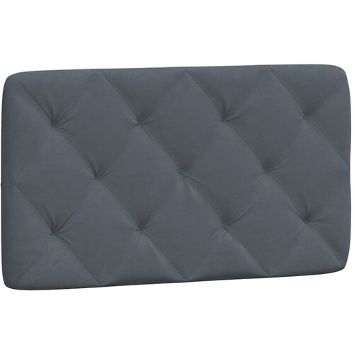 Maison Chic posteljno vzglavje - vzglavna omarica - vzglavna stranica temno siva 80 cm žamet, (21703944) Cene