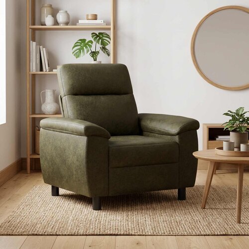 SOFA Maslinasto zelena 95 x 90 x 95 cm Umetnička suknja koža Cene