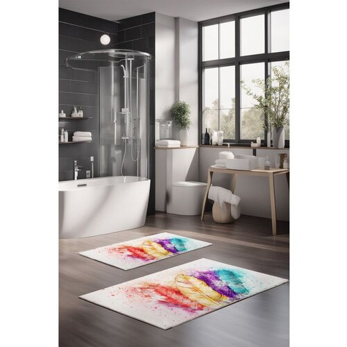  CT-5168 multicolor bathmat set (2 pieces) Cene