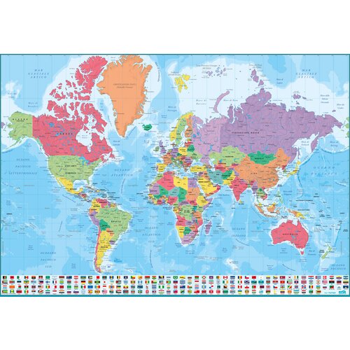 Grupo &amp;Scaron;OLSKA VADE MAPPA DEL MONDO, (21241605) Slike