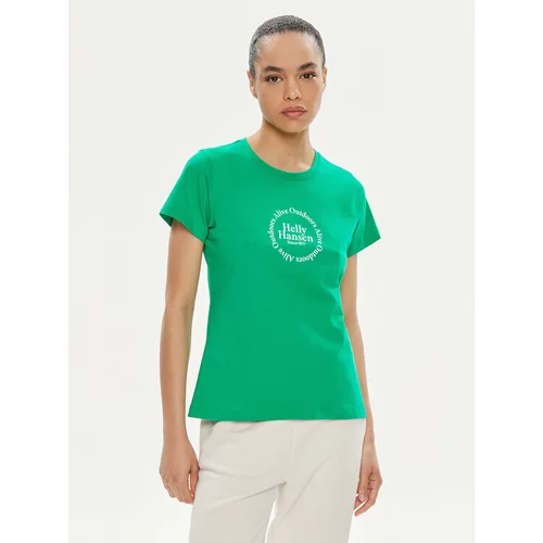Helly Hansen Majica W Core Graphic T-Shirt 54080 Zelena Regular Fit
