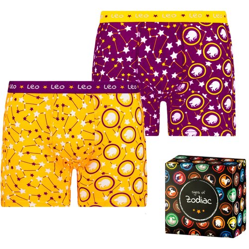 Frogies Men&amp;#039;s boxers Zodiac Lav 2P Gift box Slike