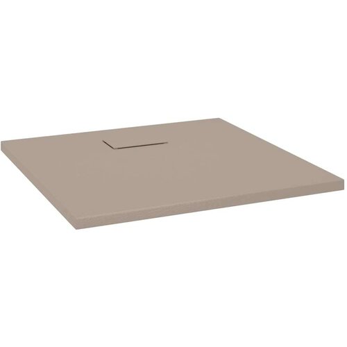 VidaXL Kada za tu&amp;scaron; SMC smeđa 80 x 80 cm Slike