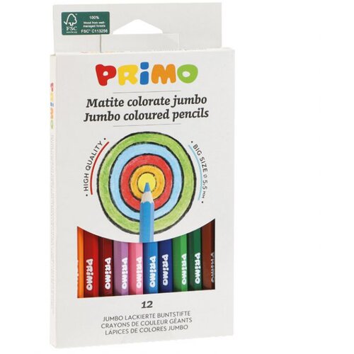  BOJE DRVENE 12BOJA JUMBO PRIMO 510MAXI12E BLISTER Cene