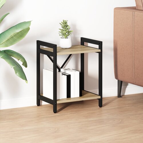 vidaXL Knjižna omara sonoma hrast 40 x 30 x 48.5 cm Konstruiran les Cene