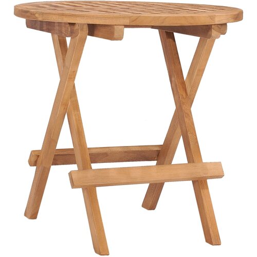  Sklopivi vrtni stol 50 x 50 x 50 cm od masivne tikovine Cene
